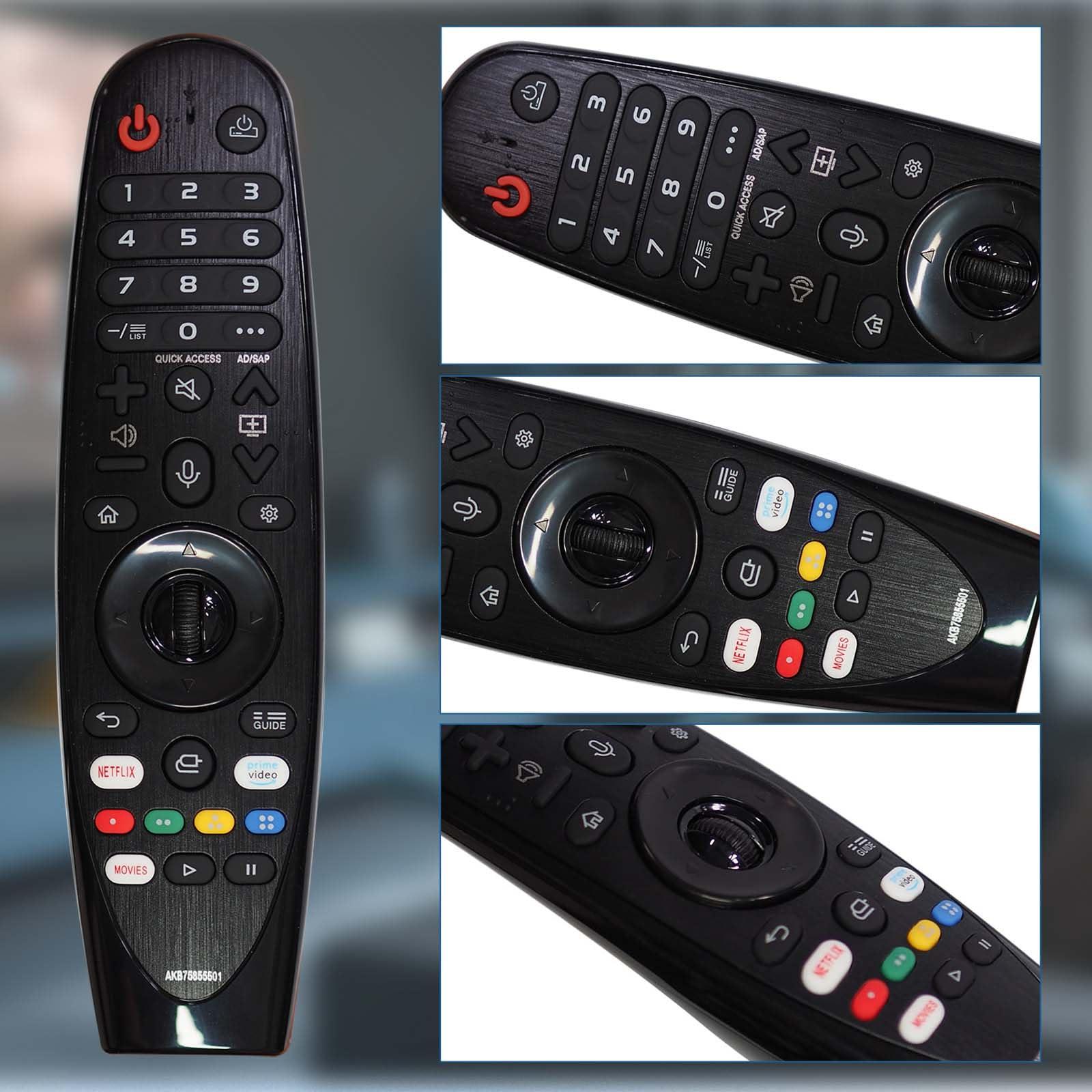RIVIERA Riviera Voice Magic Remote AKB75855501 for Most LG OLED QNED NanoCell Webos Smart TV with Voice Control & Pointer Function Compatible with TV 2018~2024 MR24GN MR23GA MR22GA MR21GA MR20GA MR19/18BA