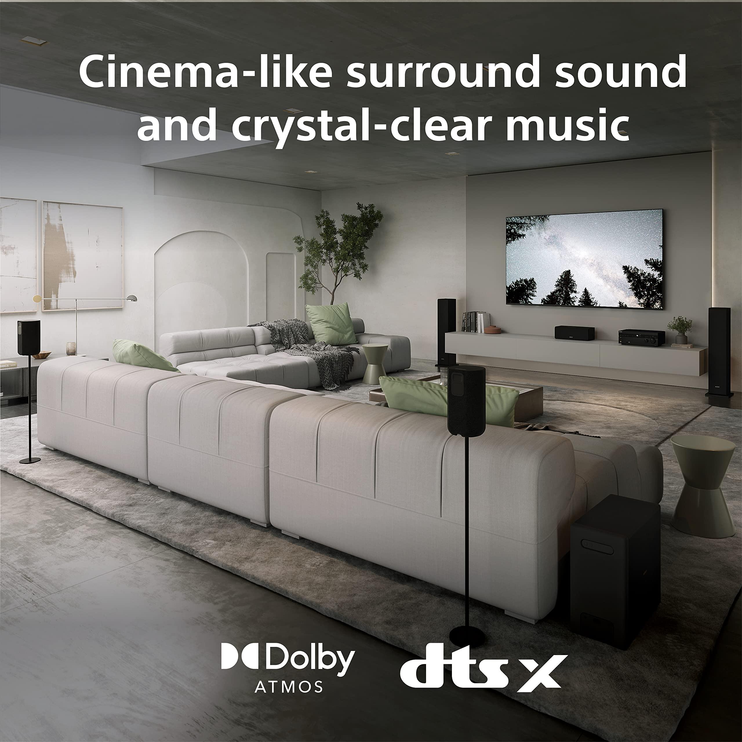 Sony Sony STR-AN1000 7.2 CH Surround Sound Home Theater 8K A/V Receiver: Dolby Atmos, DTS:X, Digital Cinema Auto Calibration IX, Bluetooth, WiFi, Google Chromecast, Spotify connect, Apple AirPlay, HDMI 2.1