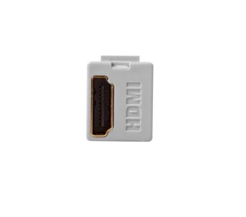 Leviton Leviton 40834-W Feed Through, QuickPort HDMI Connector, White