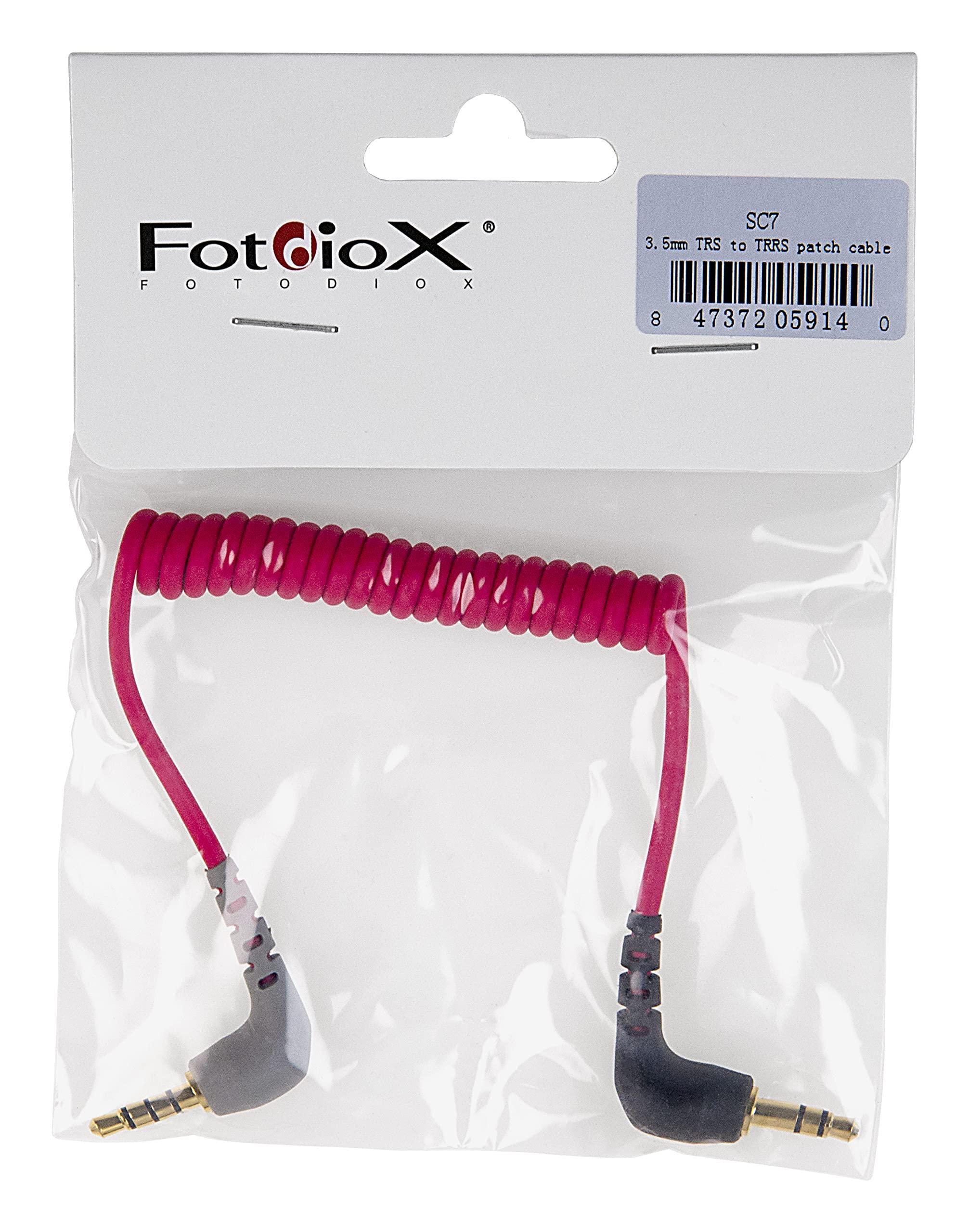 Fotodiox Fotodiox SC7 Replacement Patch Cable - 3.5mm TRS Male to 3.5mm TRRS Male Patch Cable (TRS-TRRS)