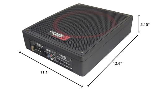 Cerwin Vega Mobile CV Cerwin-Vega Mobile 12\" 600W Max Powered Active Underseat Subwoofer