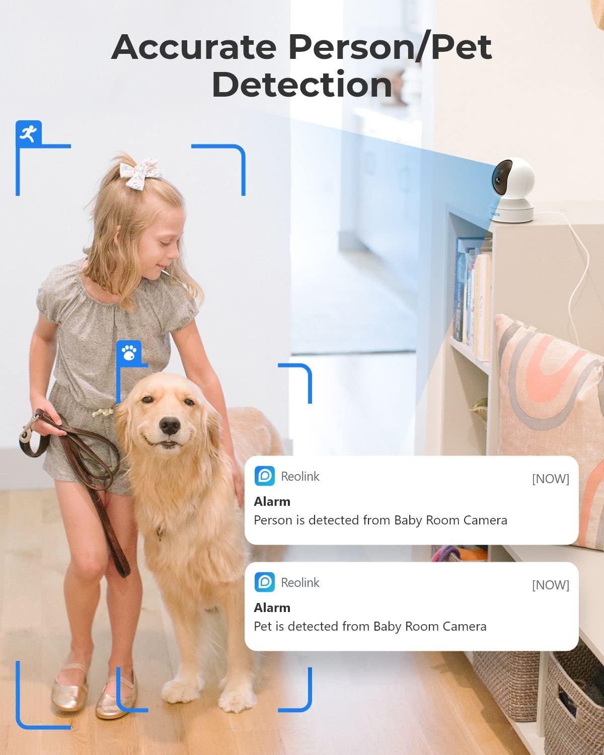 REOLINK REOLINK Doorbell Camera Bundle with E1 Pro 4MP Indoor Camera,Remote Control in One App, No Subscription Fee, Local Storage, Works w/Goodle Assistant