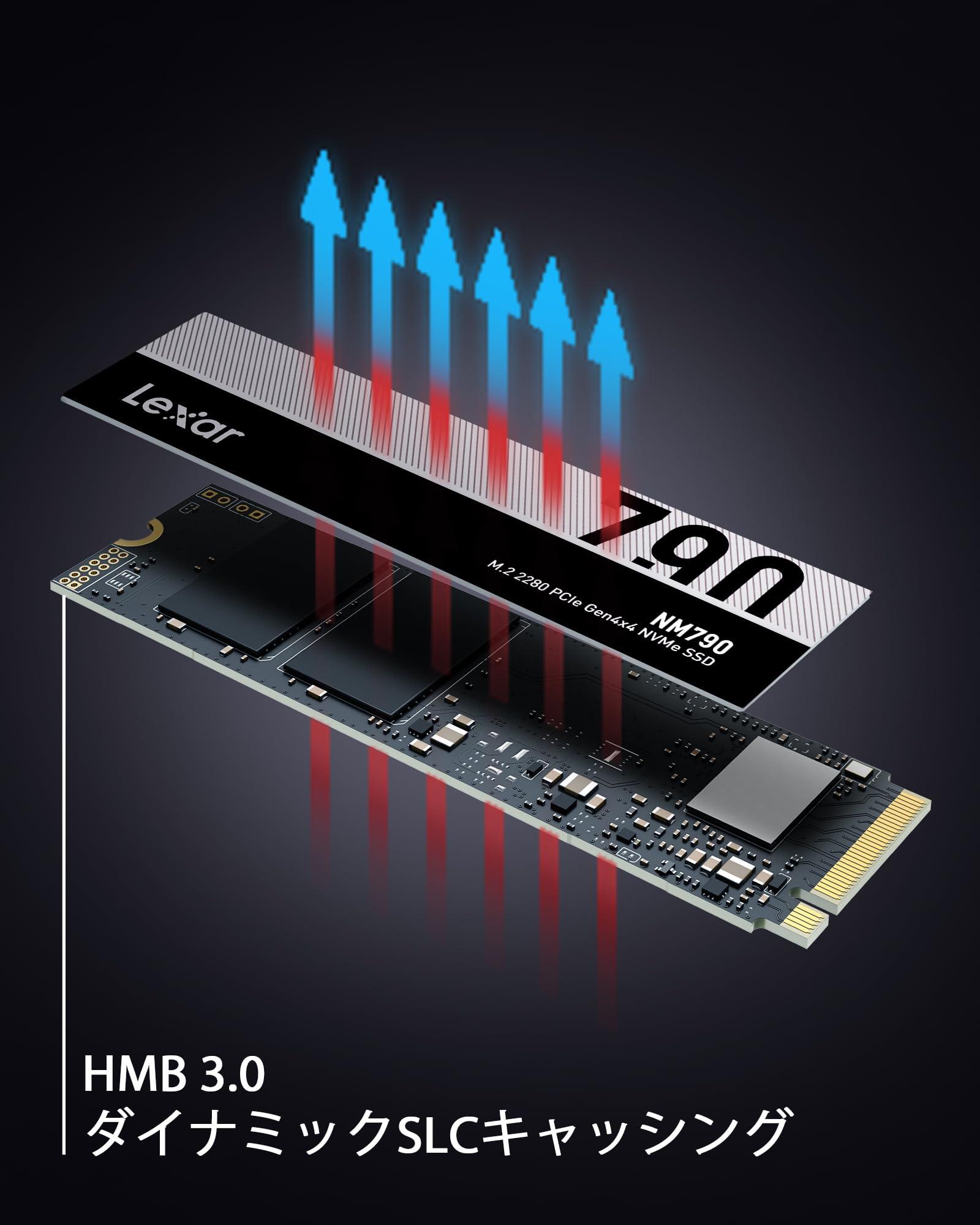 Lexar Lexar M.2 2TB PCIe Gen 4X4 NM790 NVMe SSD