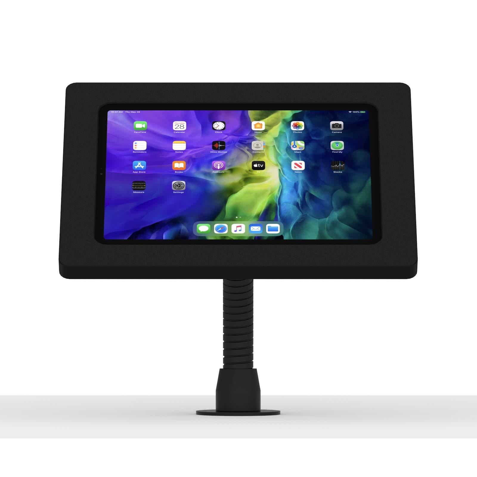VidaMount VidaMount Black Enclosure and Flexible Desk/Wall Surface Mount [Bundle] Compatible with iPad Pro 11\" (1st/2nd/3rd/4th Gen), Air 10.9\" (4th/5th Gen) & Air 11\" (M2)