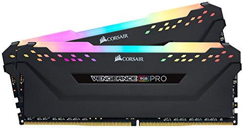 Corsair Corsair Vengeance RGB Pro 16GB (2x8GB) DDR4 3600 (PC4-28800) C20 AMD Optimized Memory Black