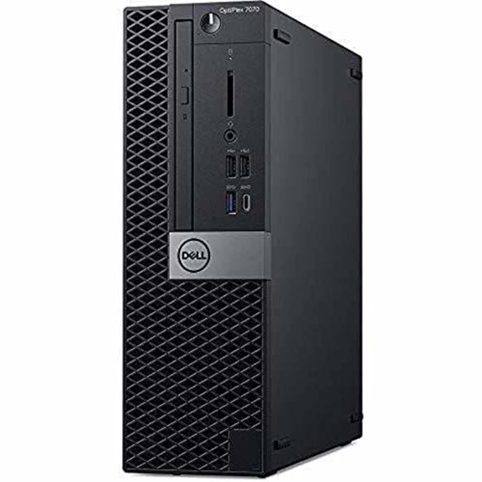 Dell Dell Optiplex 7070 SFF Desktop | Core i5-8500 - 1TB SSD Hard Drive - 32GB RAM | 6 cores @ 4.1 GHz Win 11 Pro Black (Renewed)