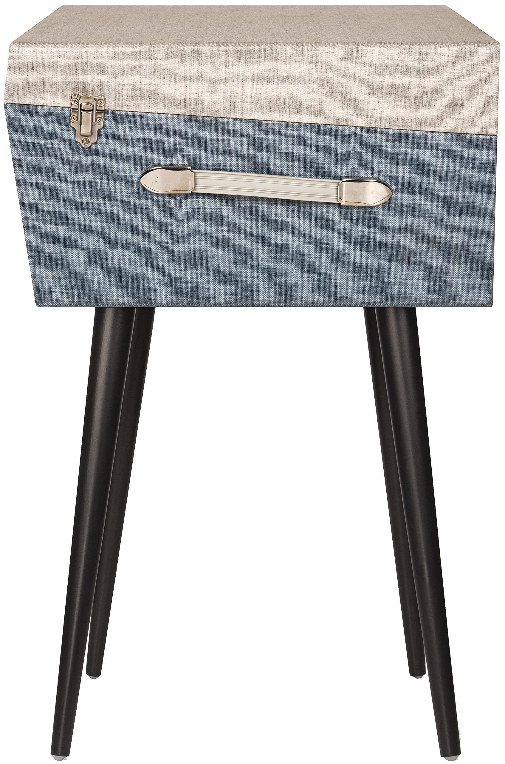 Crosley Crosley CR6233E-TN Dansette Bermuda Bluetooth in/Out Portable Vinyl Record Player Turntable with Aux-in, Tourmaline