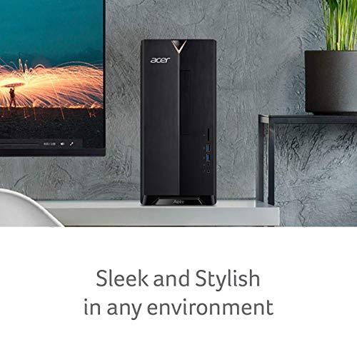 acer Acer Aspire TC-390-UA91 Desktop, AMD Ryzen 3 3200G Quad-Core Processor, AMD Radeon Vega 8 Graphics, 8GB DDR4, 512GB NVMe M.2 SSD, 8X DVD, Wi-Fi 5, Windows 10 Home