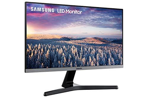 SAMSUNG SAMSUNG 24" FHD Monitor with Bezel-LESS Design - LS24R350FHNXZA, Dark Blue Gray