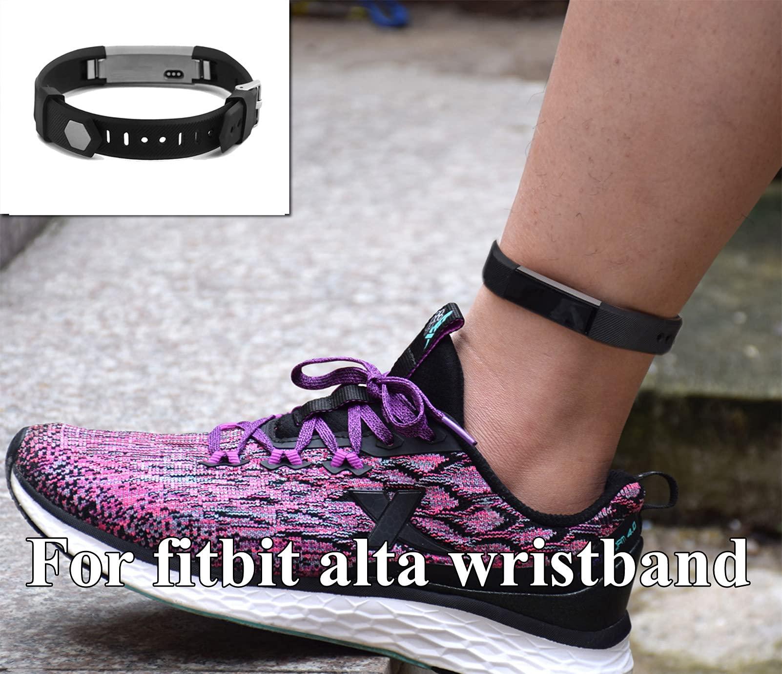 Grestun Extender Band for Compatible with Fitbit Inspire 3 2 HR Fitbit Luxe Fitbit Alta HR Fitbit Flex 2 or Garmin Vivosmart 4 Watch Band, Band Extender for Larger Wrist or Ankle Wear (Black)