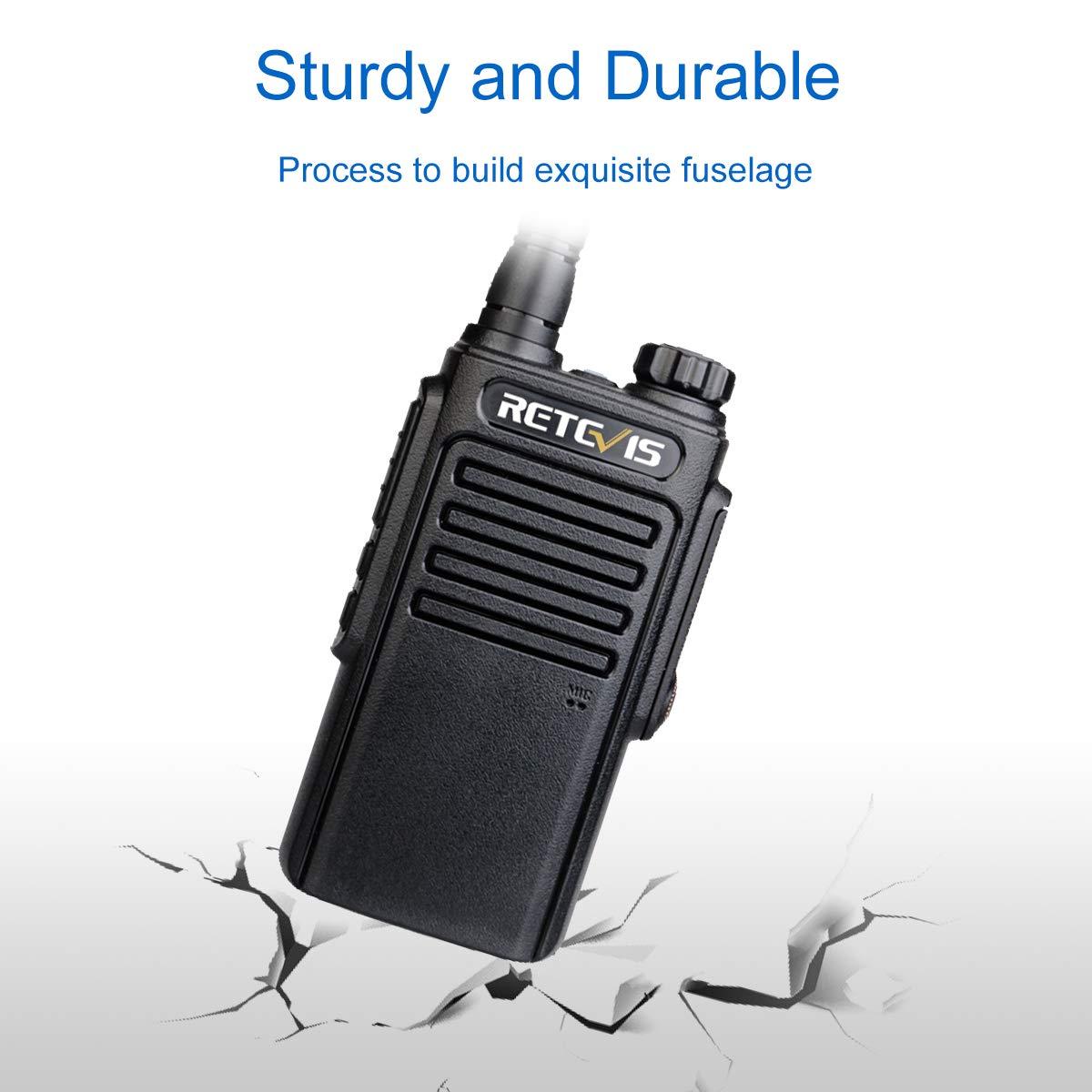 Retevis Retevis RT47 Waterproof Walkie Talkies for Adults,Long Range Two Way Radio,License-Free,Lightweight,Commercial 2 Way Radio for Manufacturing (6 Pack)