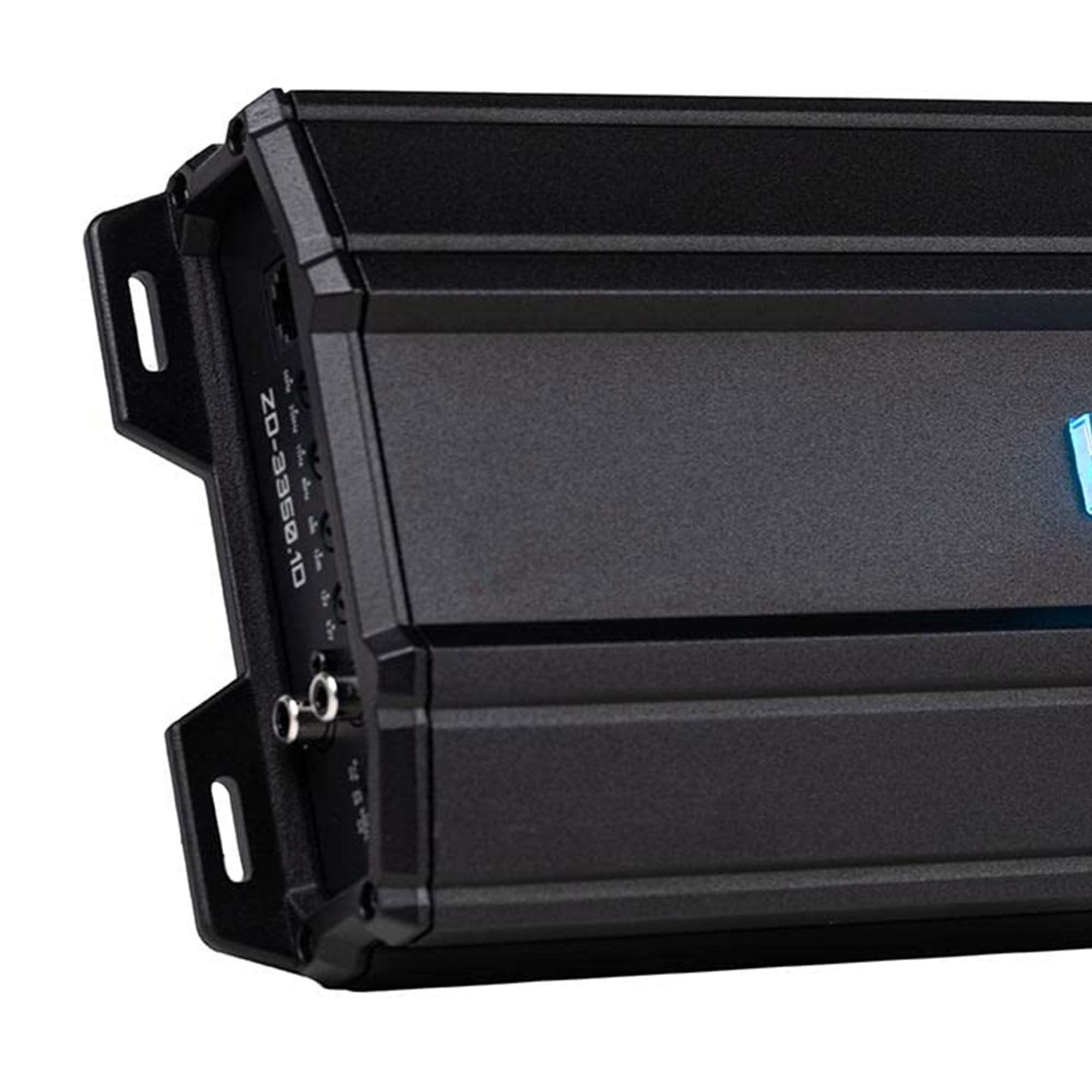 Hifonics Hifonics Zeus Delta 3,350 Watt Compact Mono Block Nickel Plated Mobile Car Audio Amplifier with Auto Turn On Feature, ZD-3350.1D, Black