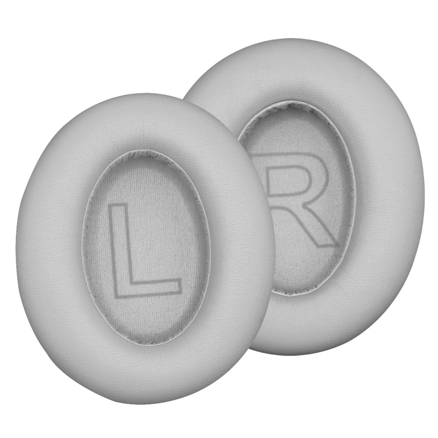 UOWGA Replacement Ear Pads Cushions for Anker Soundcore Life Q20 Headphones,Soundcore Life Q20 Earpads with Comfortable Memory Foam & Protein LeatherGrey