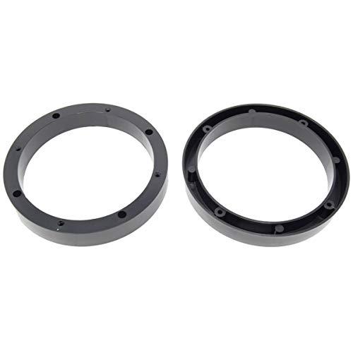 Audiopipe 3 Pairs 6.5" Plastic Speaker Spacer Rings - Subwoofer Mid Range Custom Installation Mounting Adapter