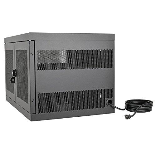Tripp Lite Tripp Lite 16-Port AC Charging Storage Station Cabinet for Chromebooks, Laptops & Tablets, 17" Depth, Wall Mount & Cart Options (CSC16AC), Black