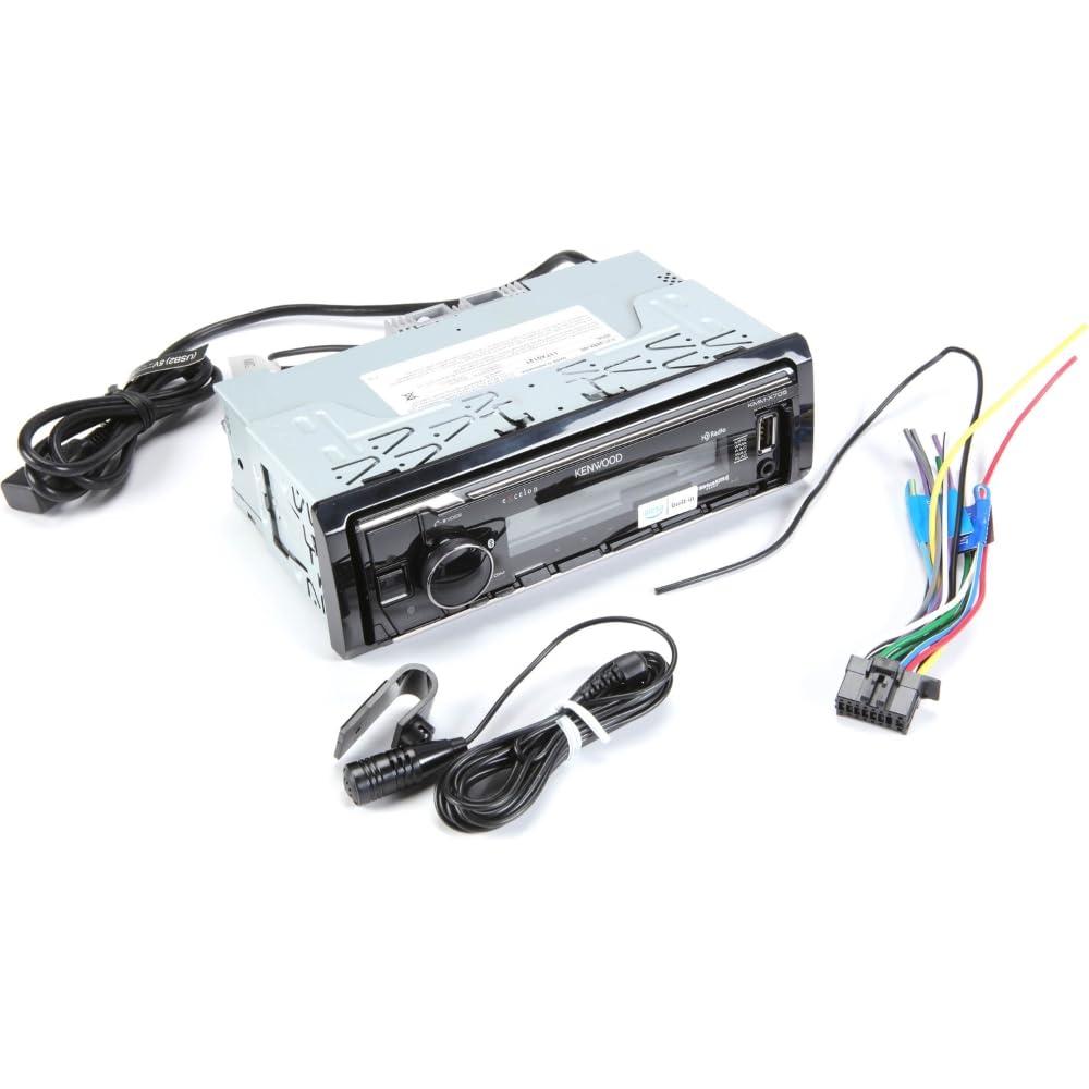 Kenwood Kenwood KMM-X705 Single DIN Digital Media Receiver w/Bluetooth & HD Radio (Renewed)