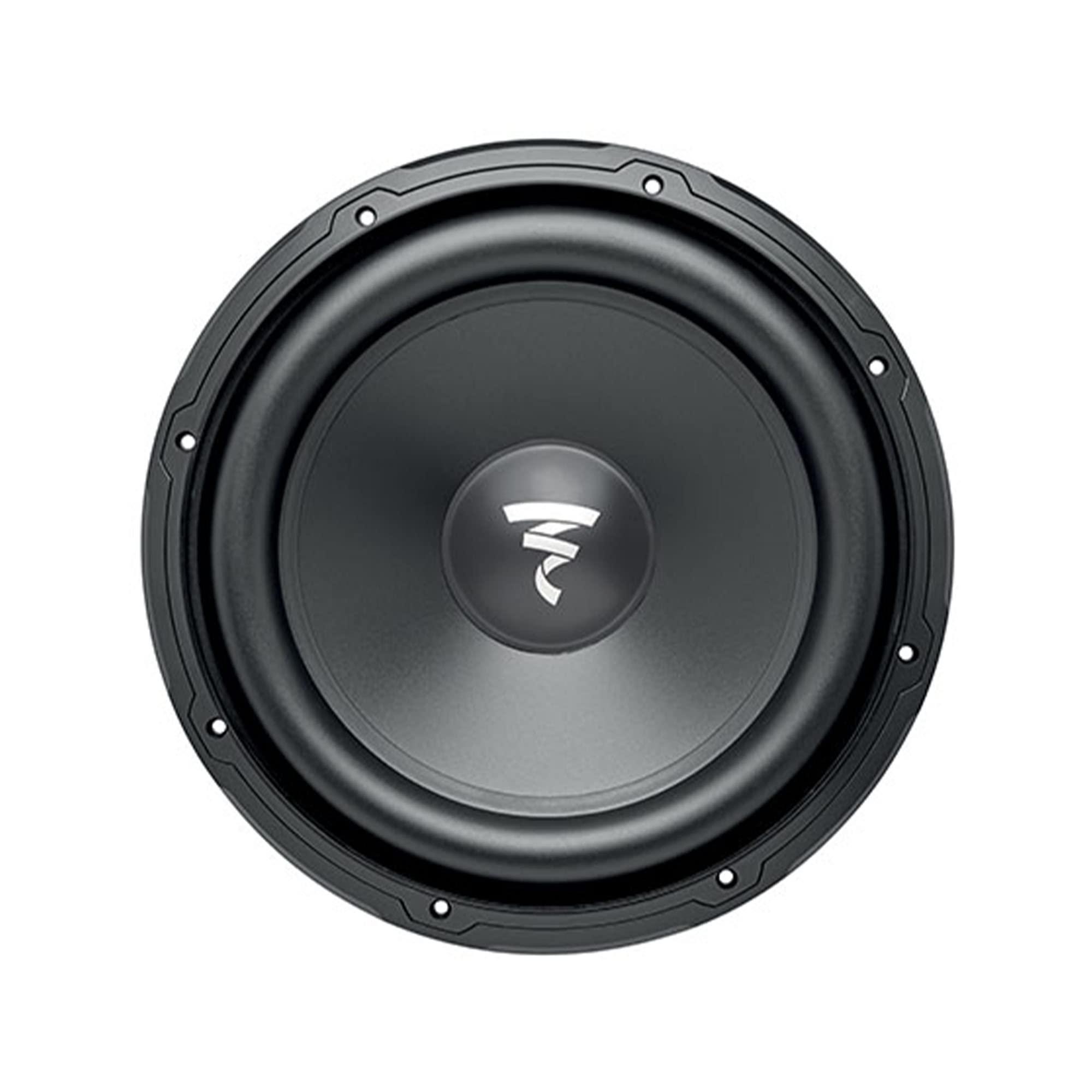 Focal Focal SUB 12 Slim 12\" Shallow Mount Subwoofer, Single 4-Ohm, 280W RMS - 560 W MAX and GR 12-12\" Grille for Subwoofer Line