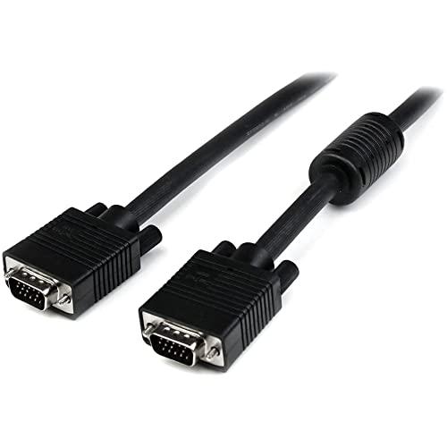 StarTech StarTech.com VGA to VGA Cable - 1 ft - HD15 M/M - Coax High Resolution - Computer Monitor Cable - Video Cable - VGA Monitor Cable (MXT101MMHQ1)
