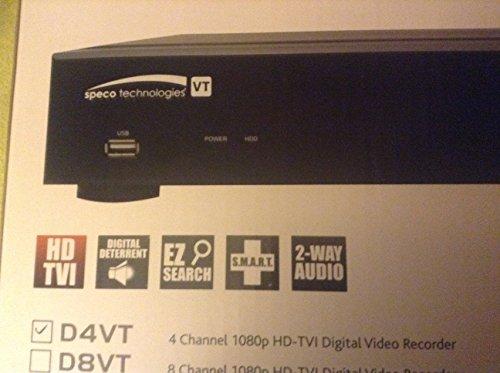 Speco Speco SPC-ZIPT4D1 4 Channel TVI DVR Dome Cameras