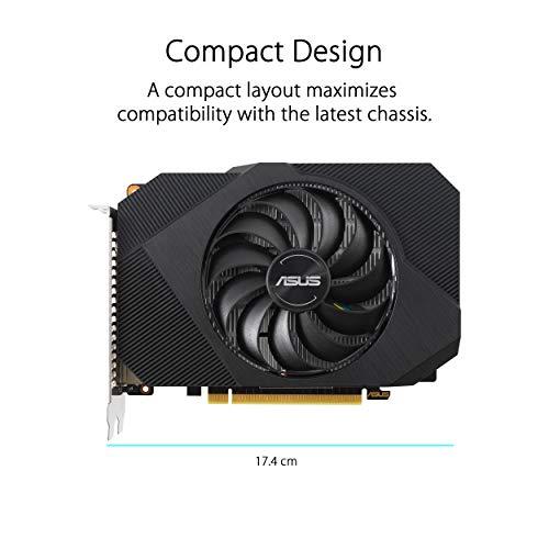 ASUS ASUS Phoenix NVIDIA GeForce GTX 1650 OC Edition Gaming Graphics Card (PCIe 3.0, 4GB GDDR6 Memory, HDMI, DisplayPort, DVI-D, Axial-tech Fan Design)
