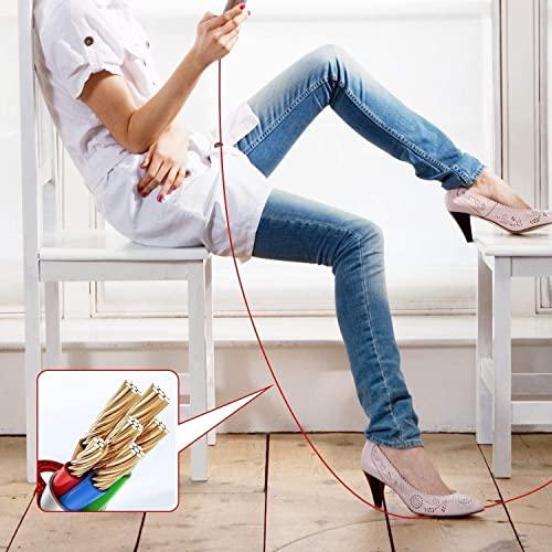 CyvenSmart (2 Pack) Long iPhone Charger 10ft for [MFi Certified],CyvenSmart 10 Foot Lightning Cable Fast Charging Cord 10 Feet for iPhone 12/12 Pro/11/11 Pro/11 Pro Max/XS/XS Max/XR/X/8/8 Plus/7/7 Plus/6 Plus