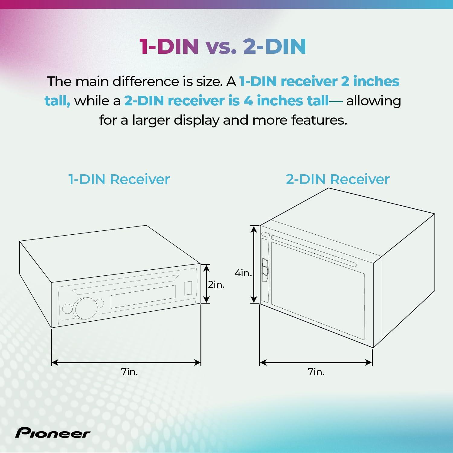 PIONEER Pioneer MVH-MS512BS Marine Digital Media Receiver - Single Din Bluetooth Marine Stereo with Amazon Alexa and Corrosion-Resistant Design