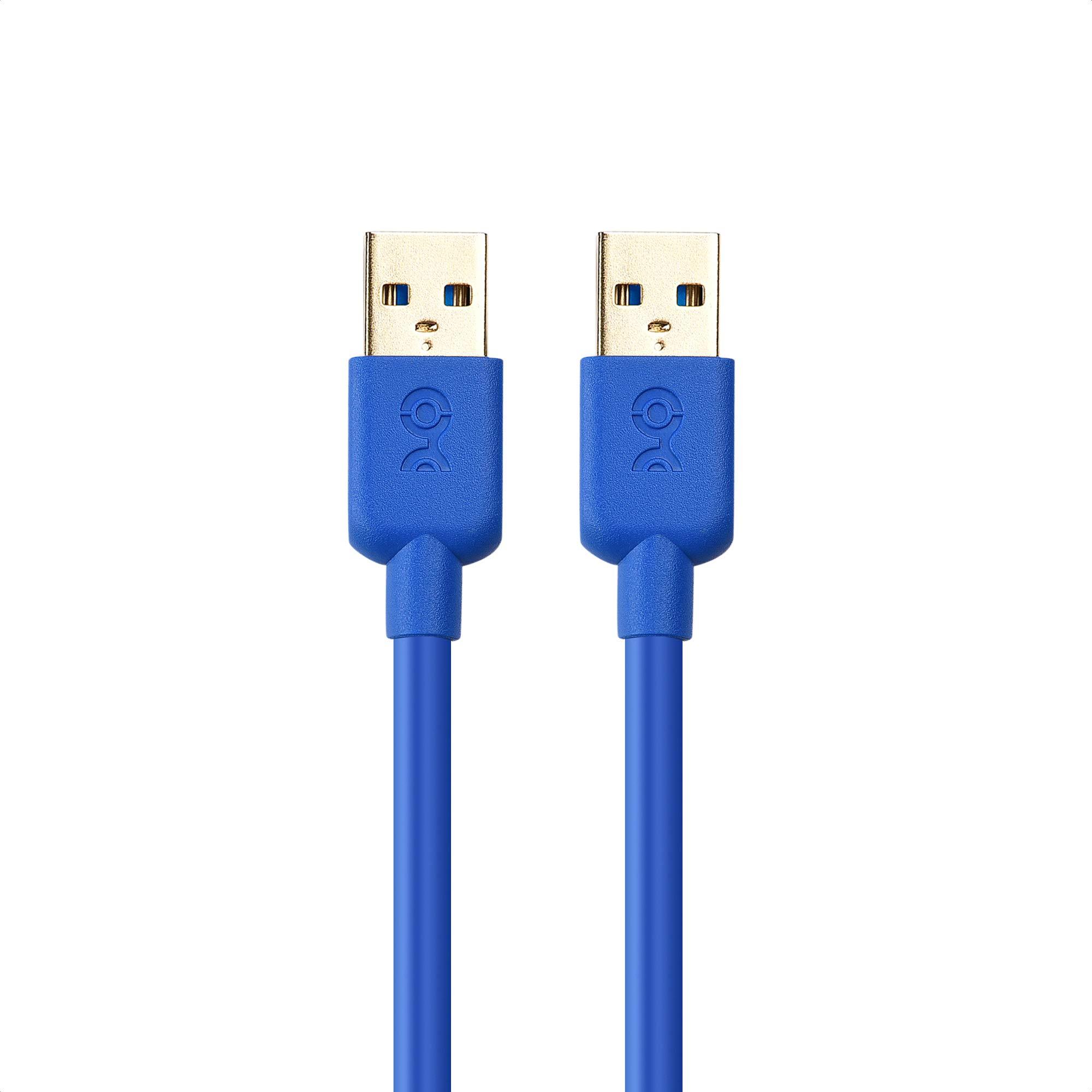 Cable Matters Cable Matters USB 3.0 Cable - 6ft, USBA to USBA Cable, Male to Male USB Cord, Blue