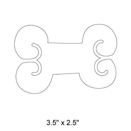 My Wonderful Walls Dog Bone Stencil for Painting The Walls of a Doggy Daycare or Pet Spa