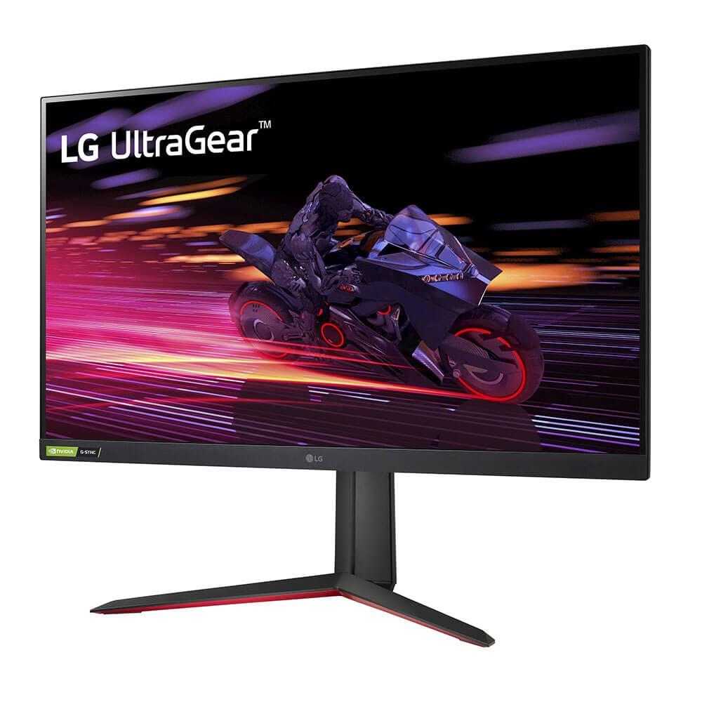 LG LG 32GP750-B 32 Inch QHD (2560 x 1440) IPS UltraGear Gaming Monitor with 1ms (GtG) and 165Hz Refresh Rate, NVIDIA G-SYNC Compatible with AMD FreeSync Premium, Tilt/Height/Pivot Adjustable - Black