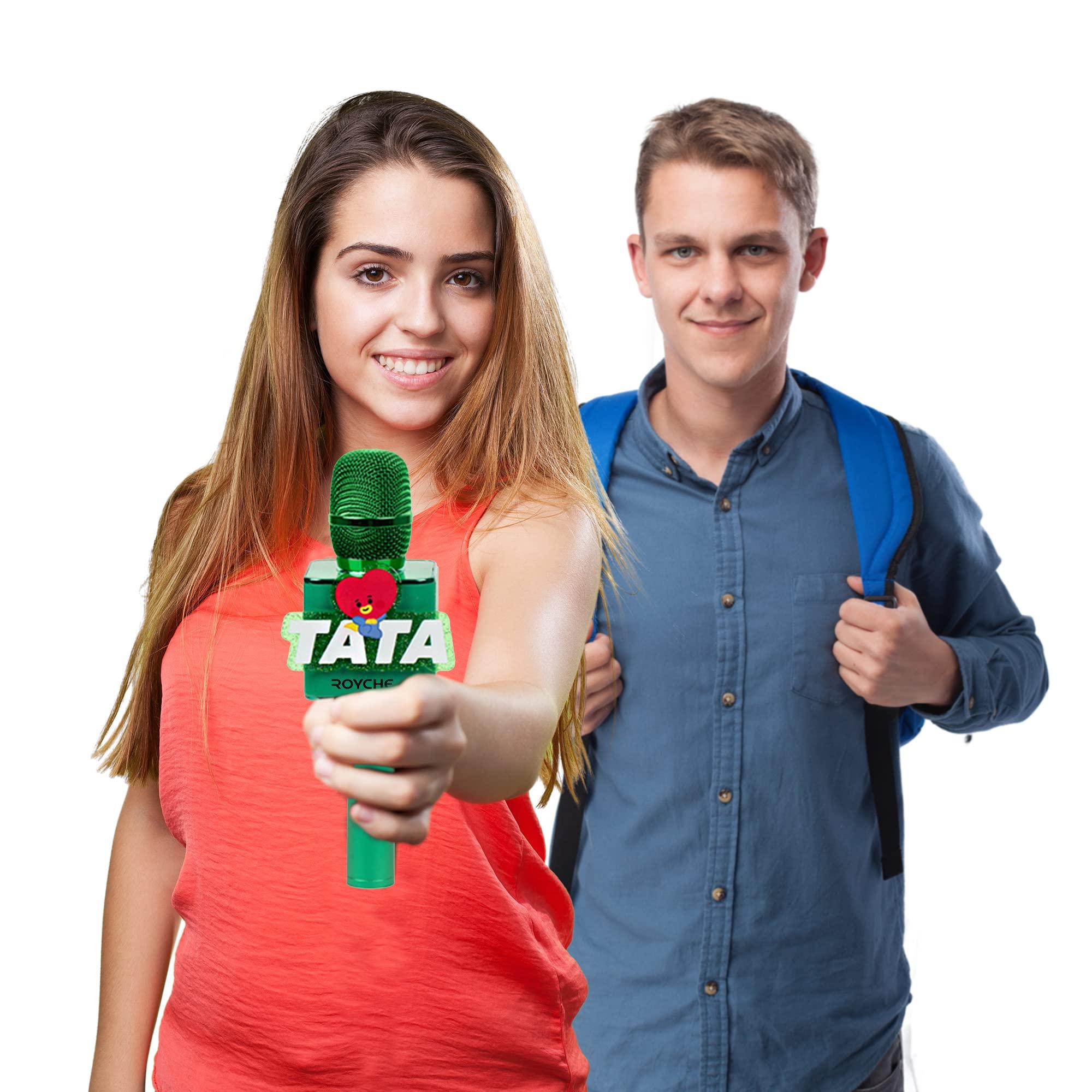 ROYCHE ROYCHE BTS Bluetooth Wireless Mic & Speaker, All Seven BTS Characters in Their Own Cute Colors (MANG)