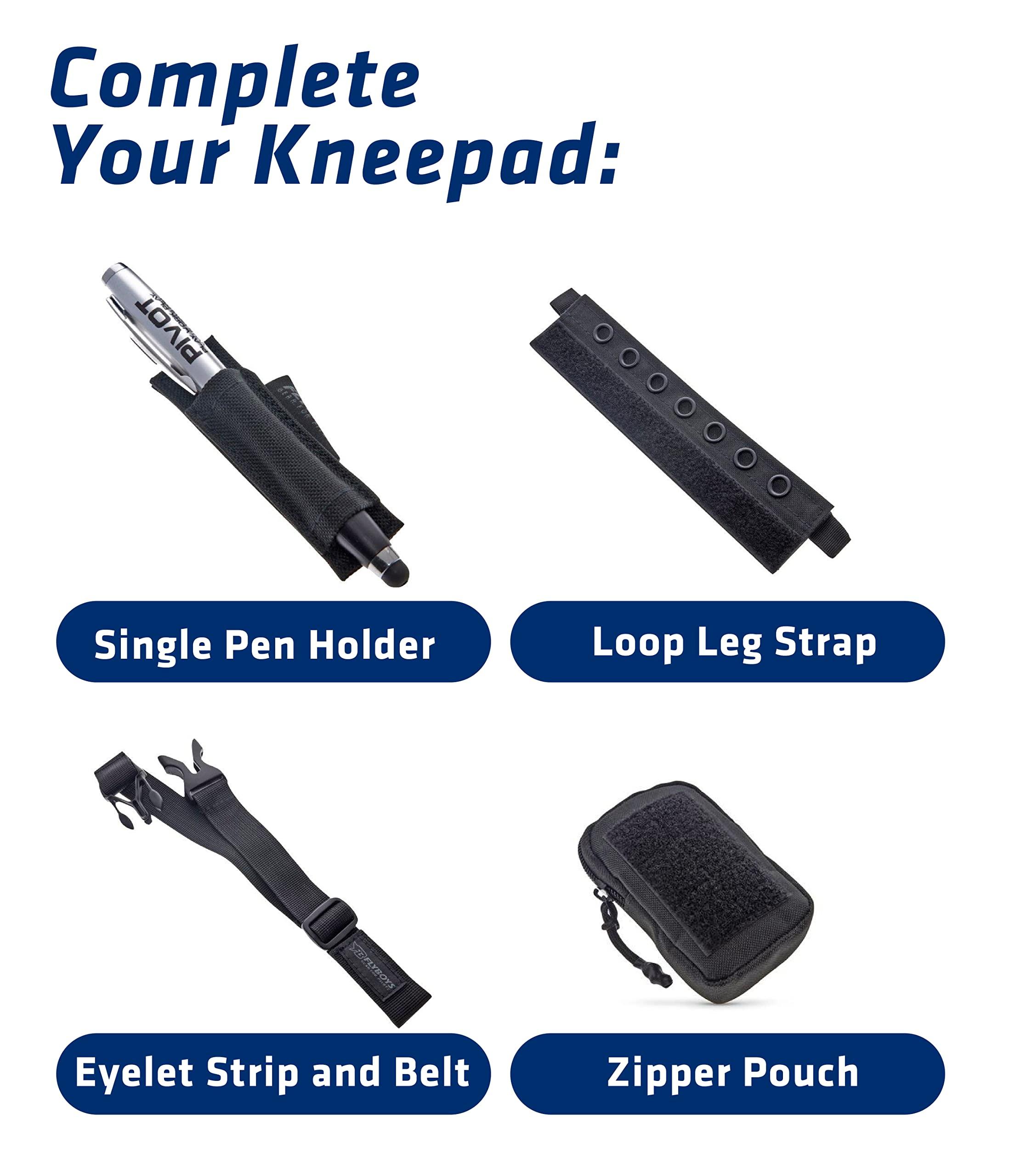 FLYBOYS FlyBoys Classic Kneeboard - Clipboard & Pen Holder - for Professional Pilots, General Aviation - Green