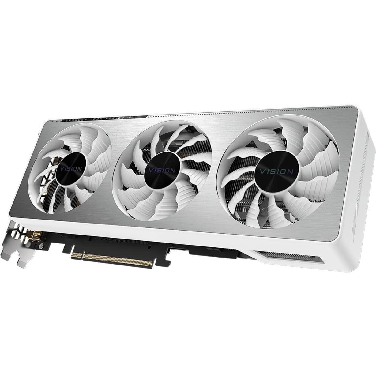 GIGABYTE GIGABYTE GeForce RTX 3070 Vision OC 8G (REV2.0) Graphics Card, 3X WINDFORCE Fans, LHR, 8GB 256-bit GDDR6, GV-N3070VISION OC-8GD REV2.0 Video Card