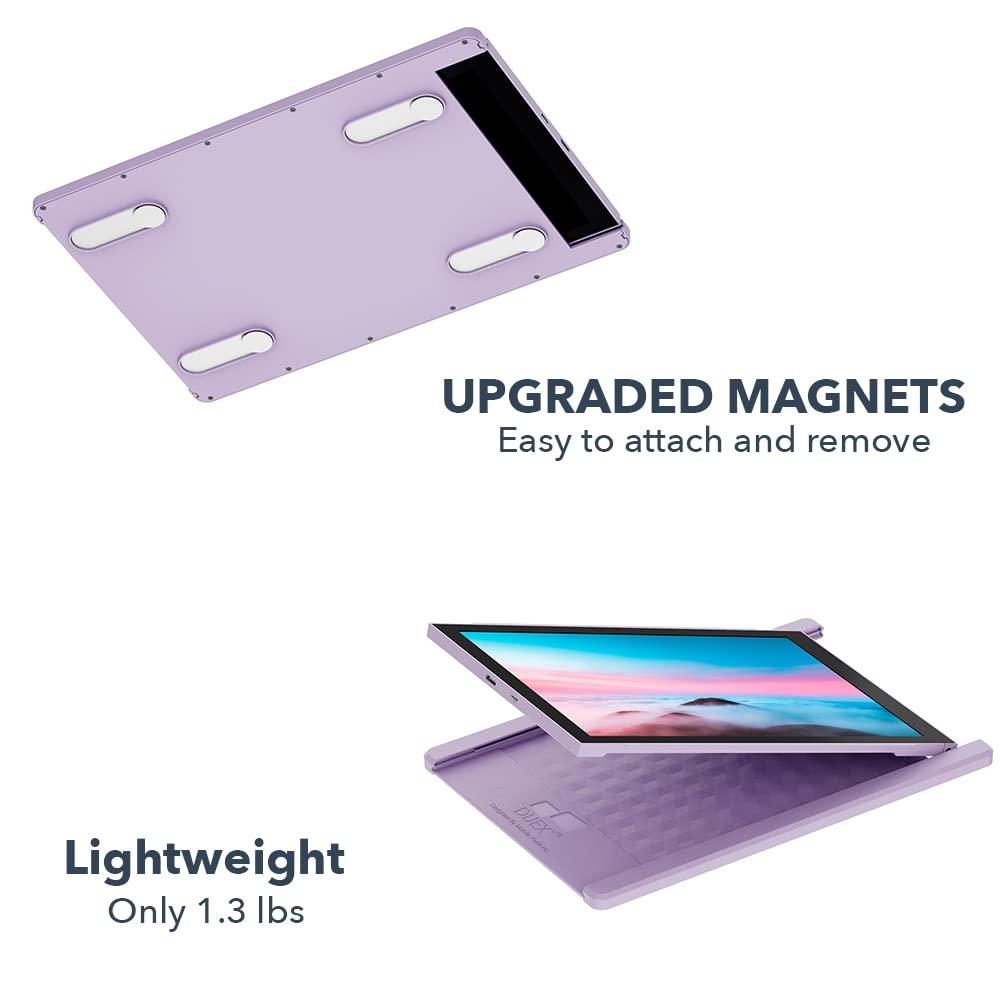 Duex New Mobile Pixels Duex Lite Portable Monitor for Laptops(2025 Upgraded), 12.5" Full HD IPS Laptop Screen Extender, USB C/HDMI Powered Plug and Play, Windows/Mac/Android/Switch Compatible (Misty Lilac)