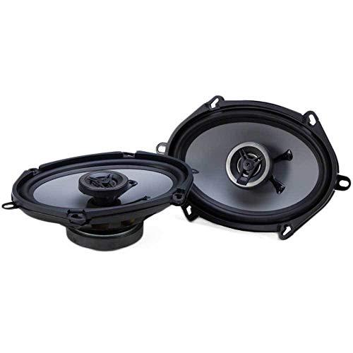 Crunch Crunch CS-5768CX, 250 Watts Full Range 2 Way 4 Ohms Coaxial Car Audio 5x7 by 6x8 Speaker Pair, Black, 2 Pack