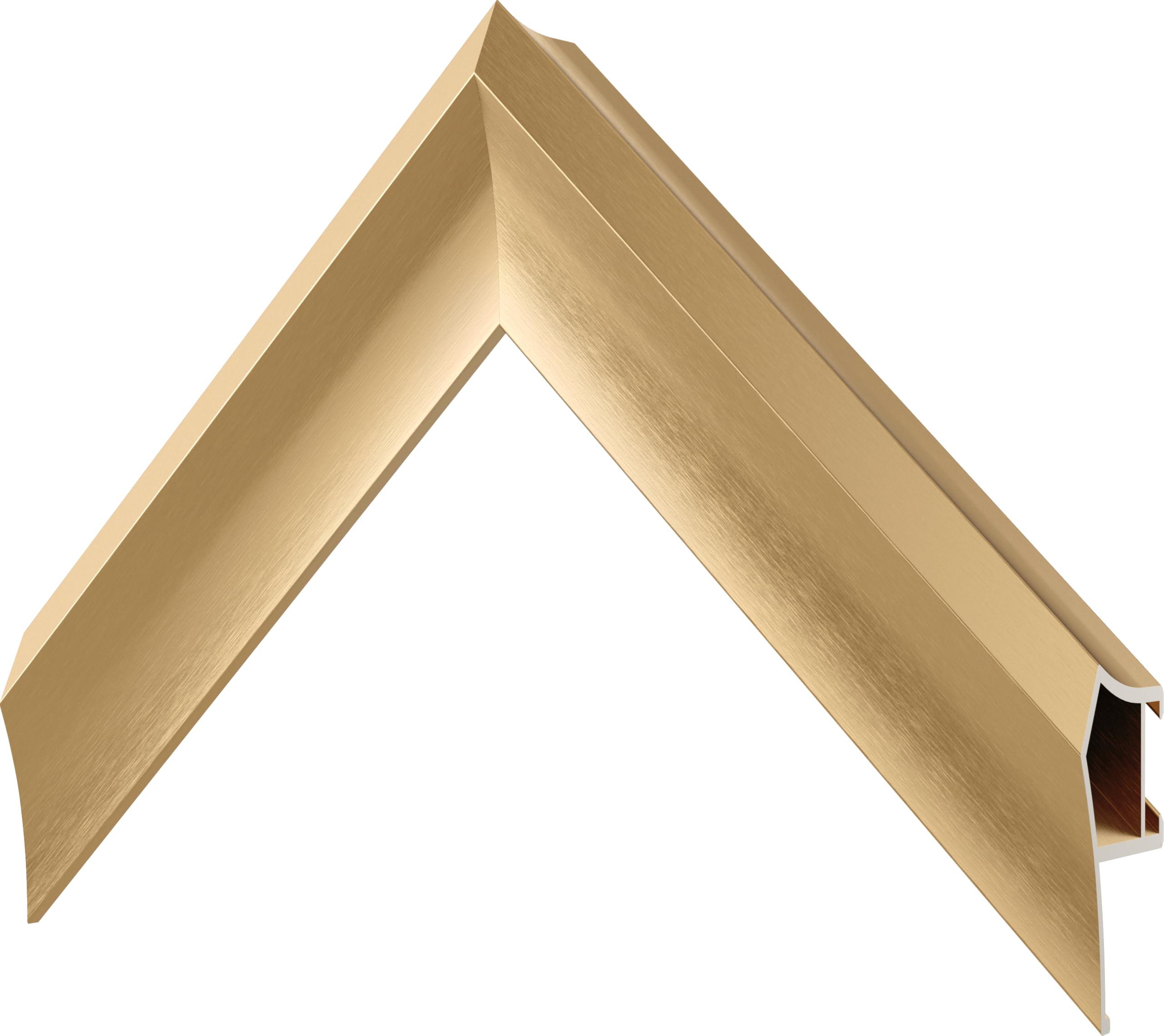 Frame My TV Frame My TV Deco TV Frames Alloy Prismatic - Pale Gold Bezel Compatible ONLY with Samsung The Frame TV and Pro (85", Fits 2021-2025)