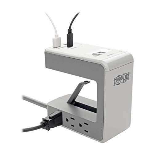 Tripp Lite Tripp Lite Surge Protector Desk Clamp 6-Outlet 2 USB-A; 1 USB-C 8ft Cord