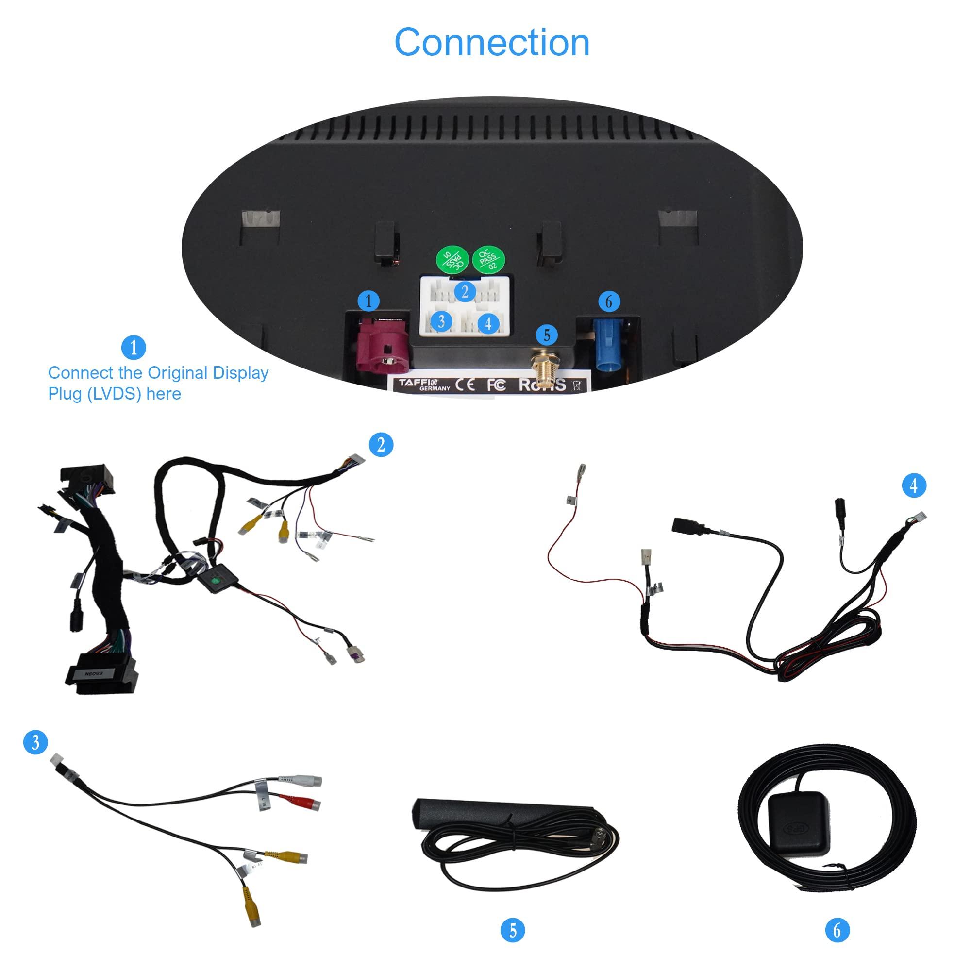 TAFFIO Compatible with: BMW F30 F31 F32 F34 F35 F36 EVO 10.25" Touchscreen Android GPS Navi Carplay