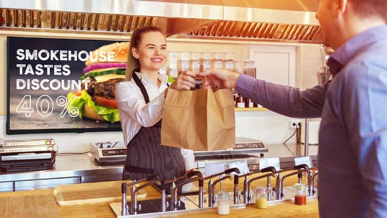 Avarro Generic Avarro V2-P65ES Pro E Series 65"" 4K Ultra HD LED Commercial Display; 350 Nits Brightness; 16/7 Operation; 3840x2160 Resolution; Slim Design; 16:9 Aspect Ratio, Black