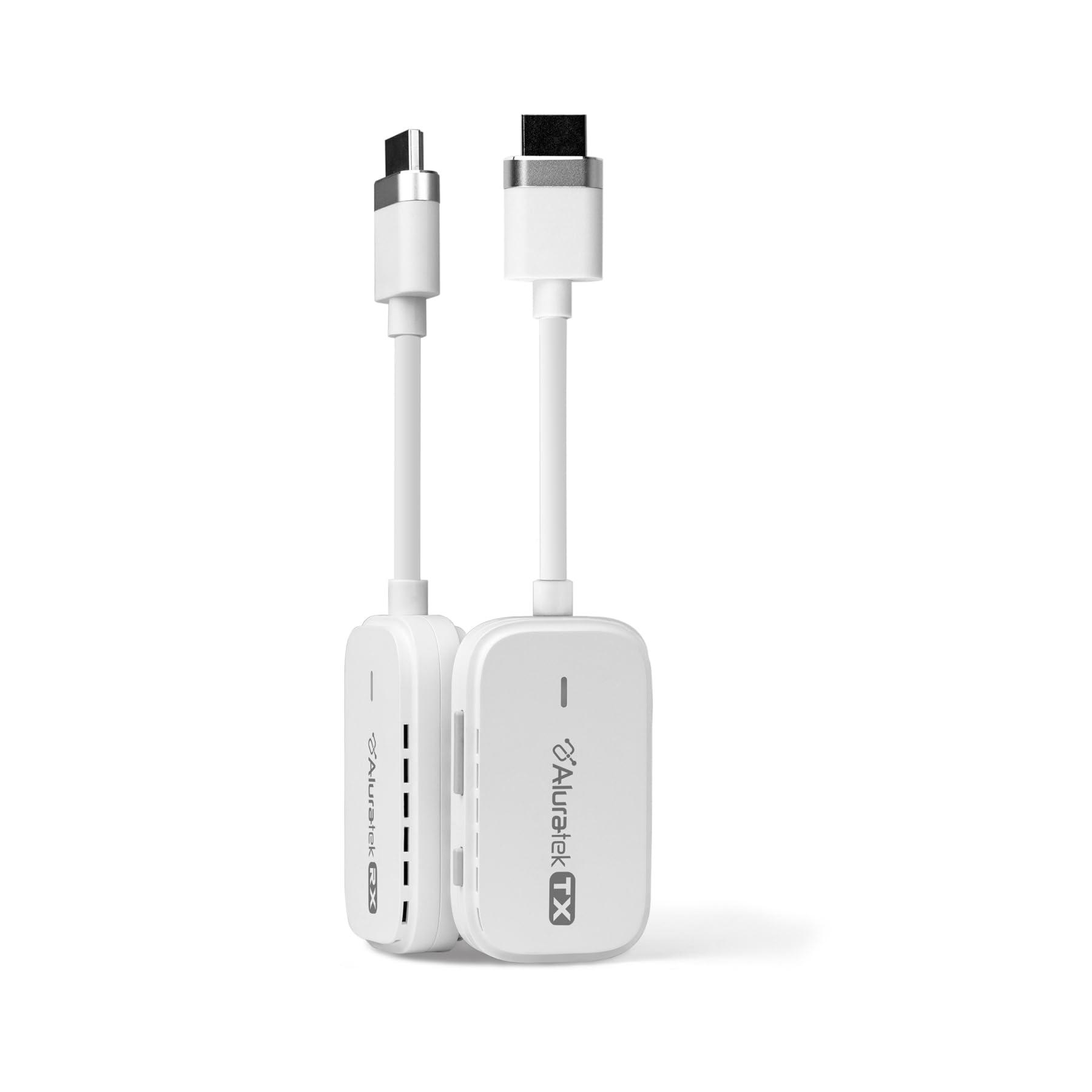 Aluratek Aluratek Streamcast Pro Wireless 1080P HDMI Transmitter and Receiver Streaming Kit for Wireless Streaming Video/Audio from Laptop to TV/Monitor, Plug-N-Play (AWHTR01F)