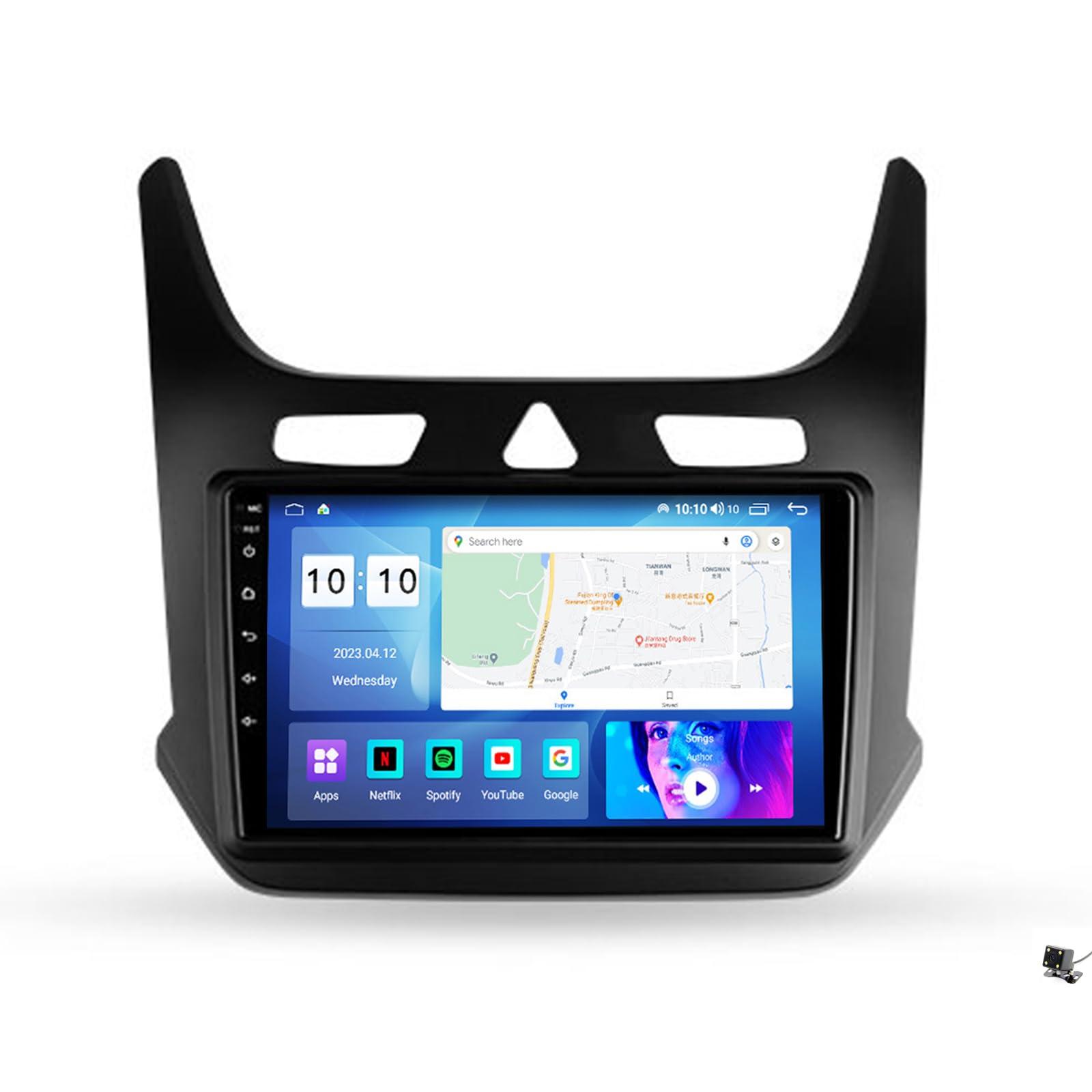 ottspu ottspu Double Din Car Stereo 9\'\' Touchscreen Car Radio Bluetooth Multimedia Player with Backup Camera Compatible with Wireless Car-Play, Wireless Android Auto, for Chevrolet Cobalt 2 2011-2018,M200s