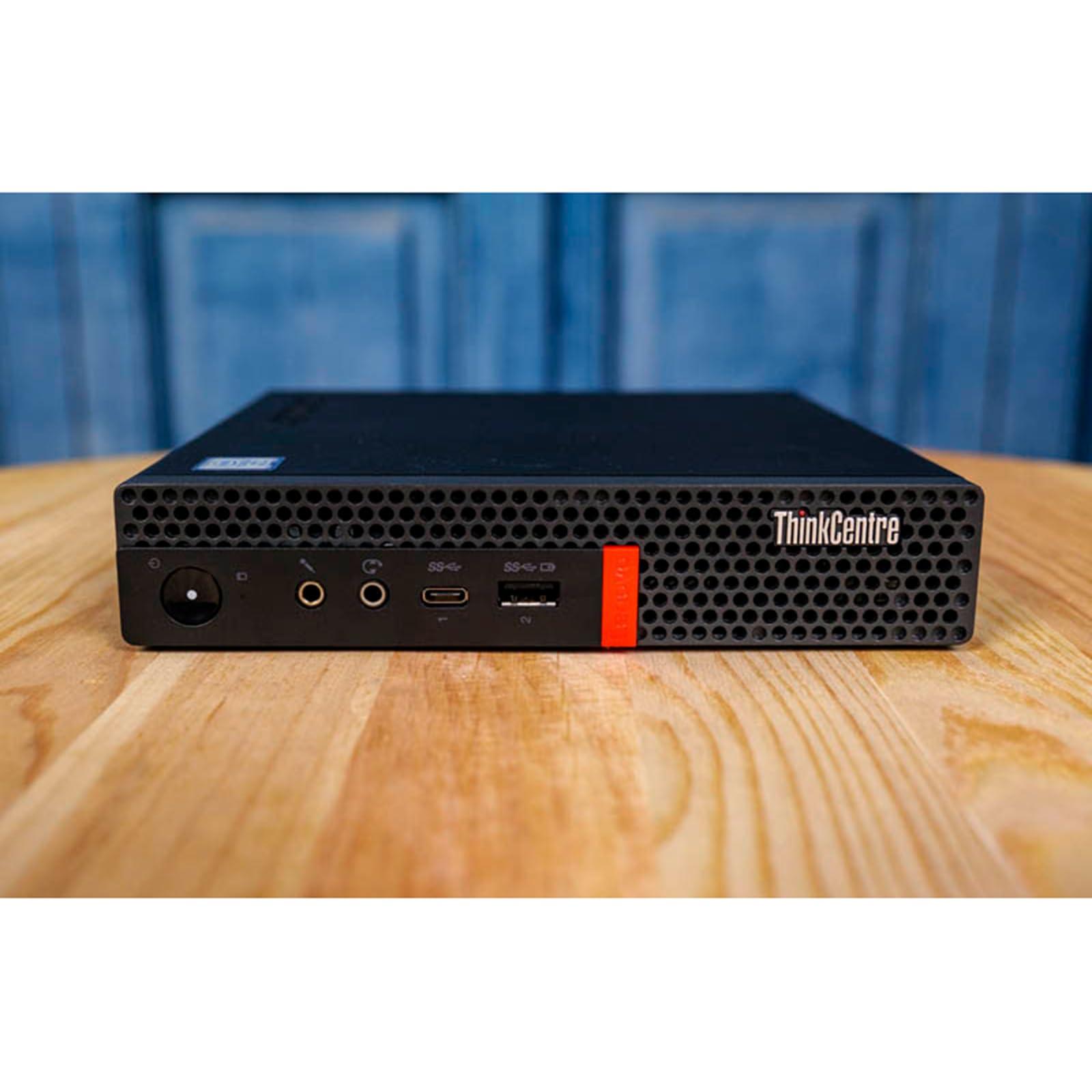 Lenovo Lenovo ThinkCentre M920Q Tiny Desktop Computer, Intel Core i7-8700T 2.4GHz up to 4.0GHz, 16GB DDR4 RAM, 512GB SSD, Keyboard and Mouse, HDMI, DP, Wi-Fi, Windows 10 Pro (Renewed), Black