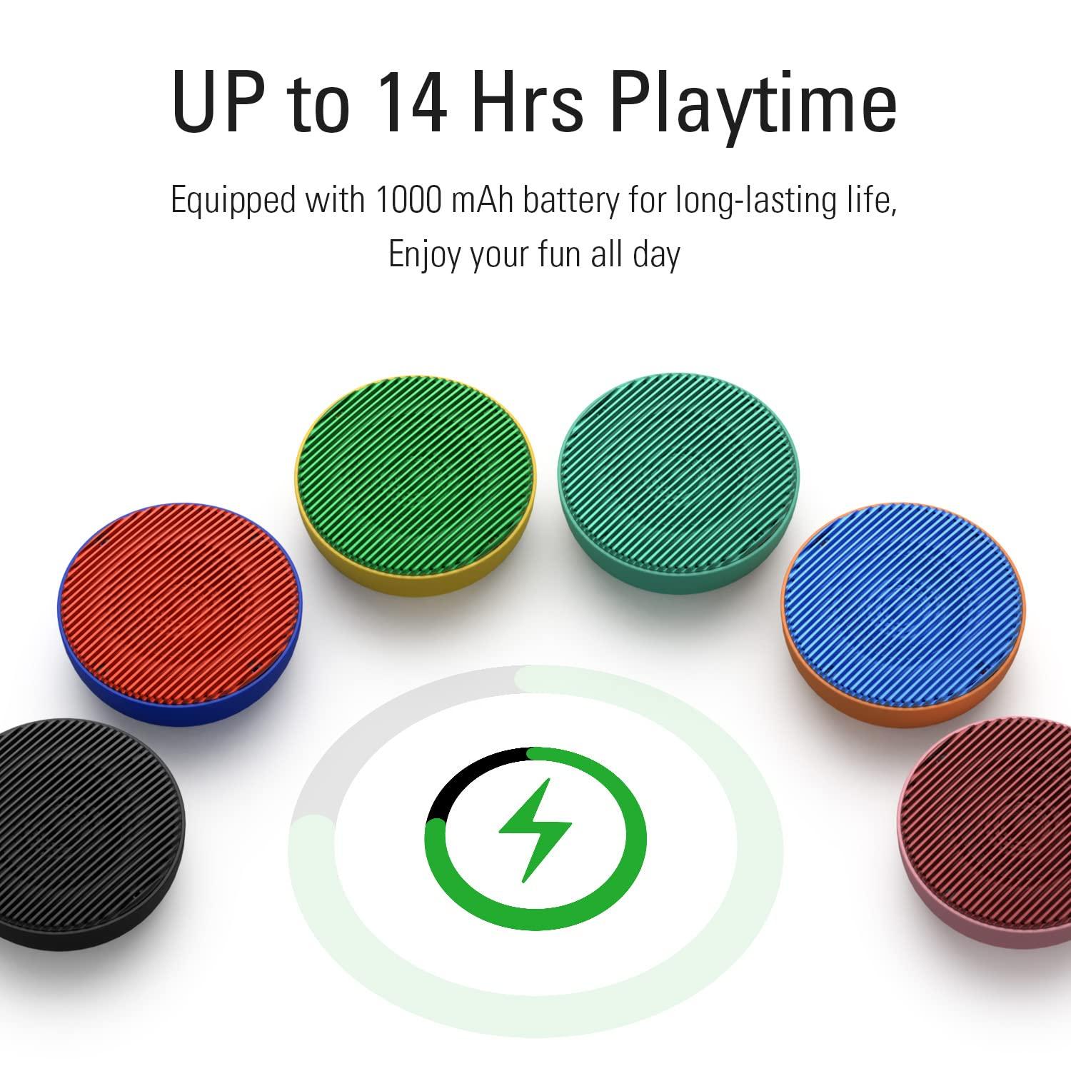 Vifa Vifa City Bluetooth Speaker, Portable Wireless Loudspeaker, Bluetooth 5.0 / Dual Pairing / IPX4 Waterproof, HiFi Audio & Built-in Mic Mini Speakers for Travel and Party (Sage Green)