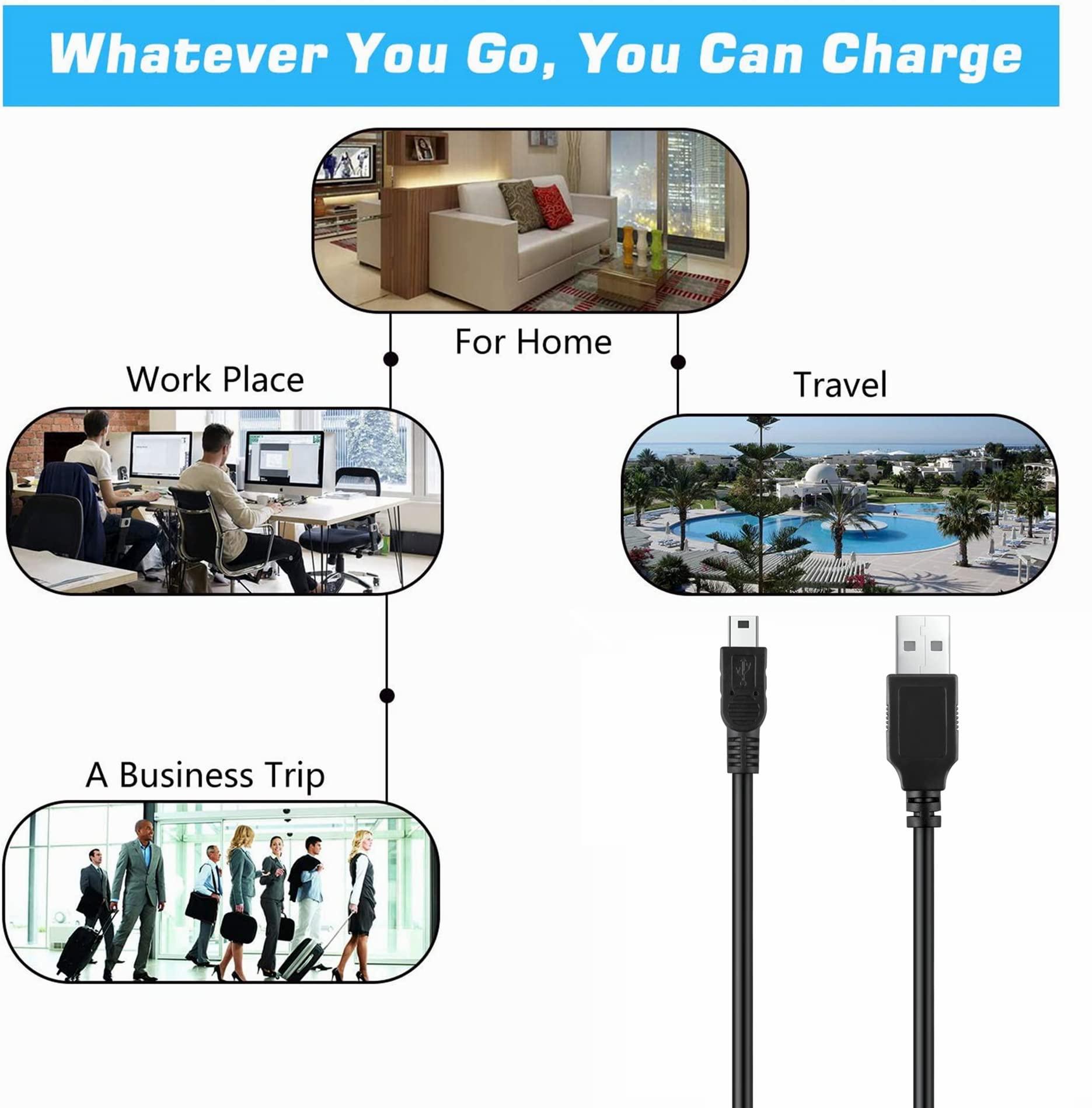 Jantoy Jantoy 5ft USB Power Cord Cable for FUJITSU SCANSNAP Scanner S1100 S1100i S1300 S1300i PSU