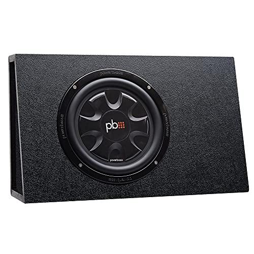 PowerBass PowerBass Party Pack - Single 10" Subwoofer in Truck Enclosure with ASA3-300.2 Amplifier and Wiring Kit