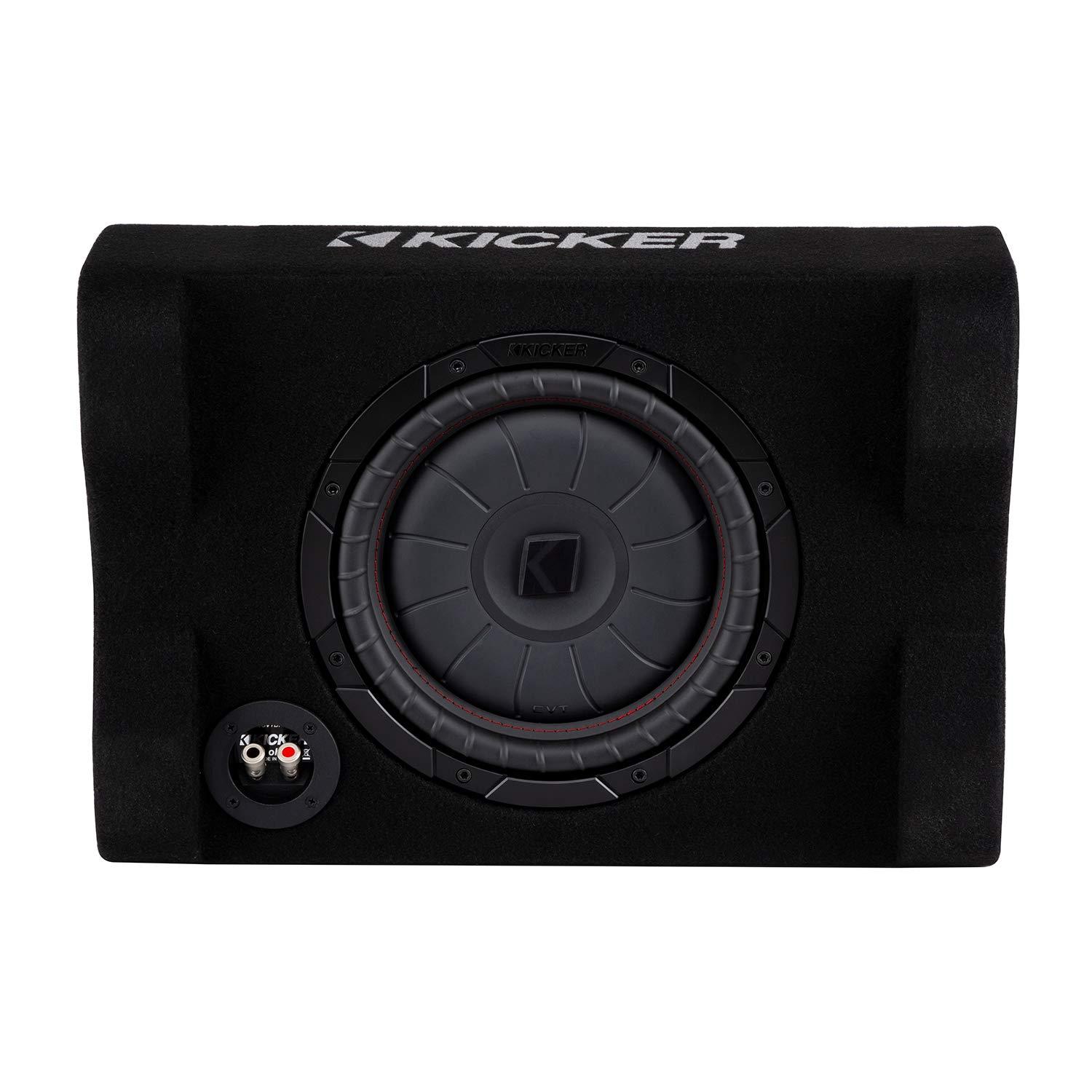 KICKER KICKER CVTDF 10" (25cm) Subwoofer in Down Firing Encl, 2-Ohm; RoHS Compliant (Renewed)