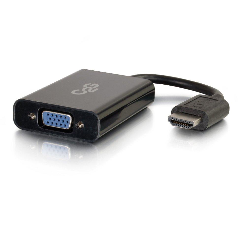 C2G C2G VGA to HDMI, HDMI Adapter, Stereo Audio Adapter, Black, Cables to Go 41351