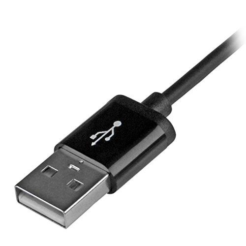 StarTech StarTech.com 1m (3ft) Black Apple 8-pin Lightning Connector to USB Cable for iPhone/iPod/iPad - Charge and Sync Cable - 1 Meter (USBLT1MB)