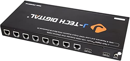 J-Tech Digital J-Tech Digital JTDHDEX1x8 ProAV Premium Quality 1X8 HDMI Extender/HDMI Amplifier/HDMI Splitter Over Ethernet Cable