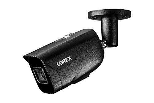 Lorex Lorex 4K (8MP) Smart IP Bullet Security Camera with Listen-in Audio and Real-Time 30FPS Recording - Black