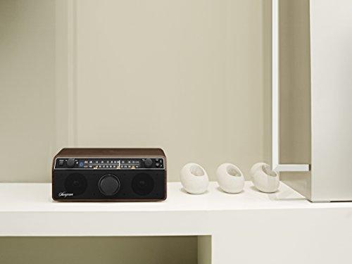 Sangean Sangean WR-12BT AM/FM/Bluetooth/AUX-In Stereo Analog Wooden Cabinet Radio (Dark Walnut)